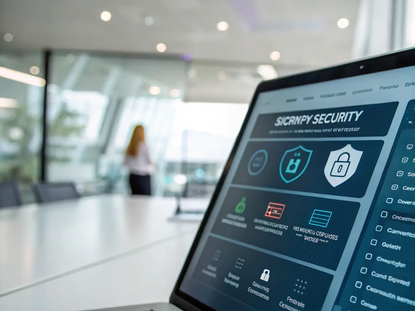 A screen recording of a Cyber Safety Academy presentation, showcasing key points about social media safety, with animated graphics and clear, concise text.